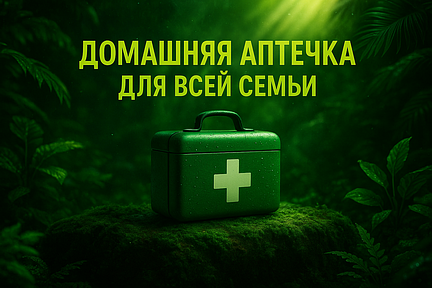 ДОМАШНЯЯ АПТЕЧКА ДЛЯ ВСЕЙ СЕМЬИ